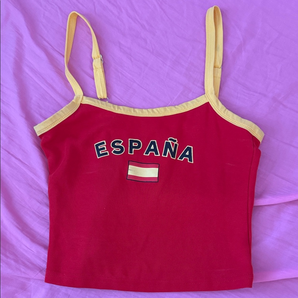 Edikted Red and Yellow España Camisole